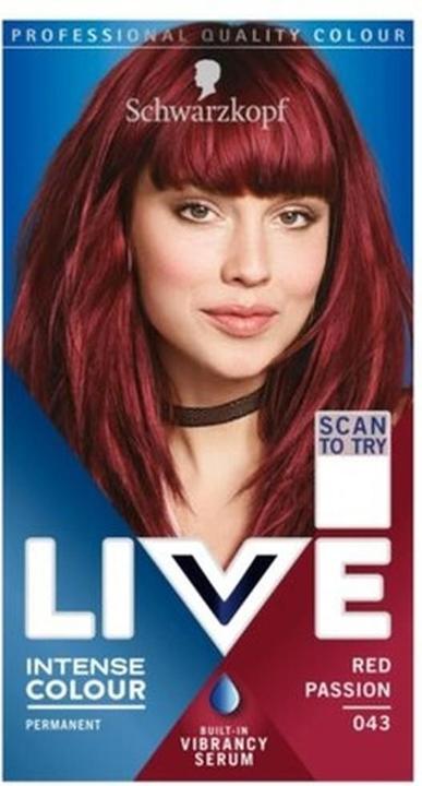 Schwarzkopf LIVE FAR.KOL 043 RED PASSION (043 Red Passion)