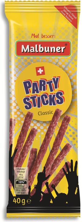 Produktbild Malbuner Fleischsnack Party Sticks Classic 40 g (40 g, 1 Stk.)