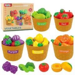 Produktbild Lean Toys Gemüsesortierung und Obstsortierung zum Schneiden (34 Stück)