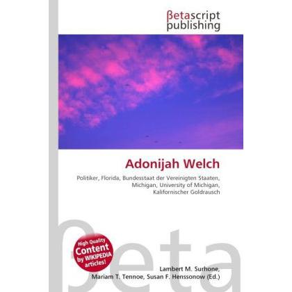 Adonijah Welch, Fachbücher