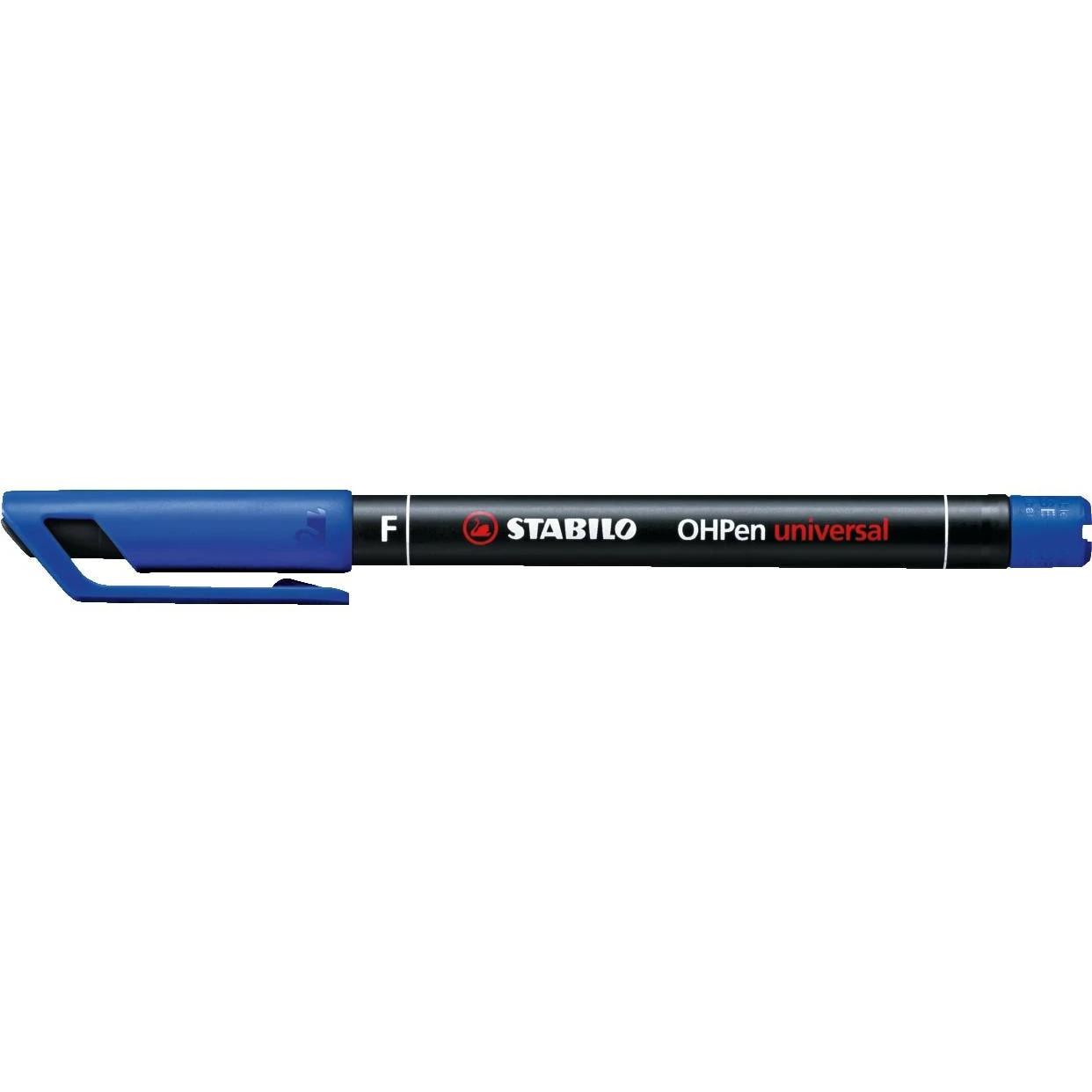 STABILO, Marker, OHPen universal Folienstift permanent (Blau, 0.70 mm, 10 x)