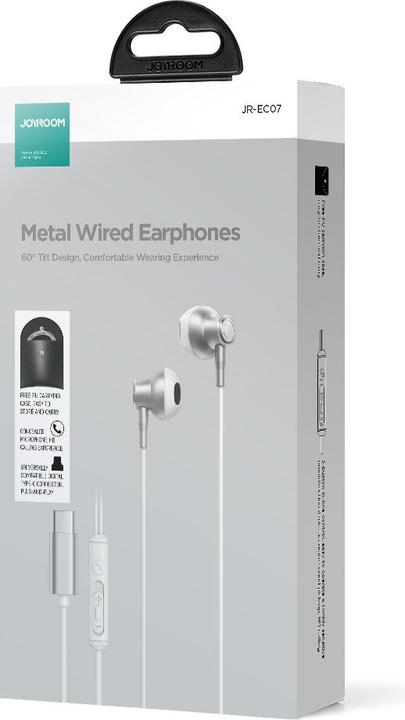 Produktbild Joyroom Wired Earphones JR-EC07, Type-C (Kabelgebunden)