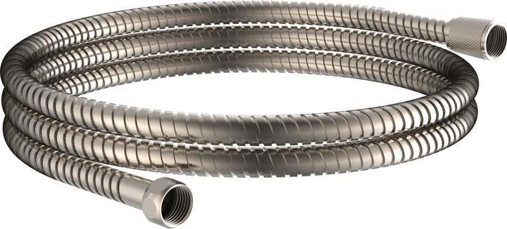 Schütte Brauseschlauch Bad 200 cm Edelstahl Wassersparende Dichtung 63560 (200 cm)