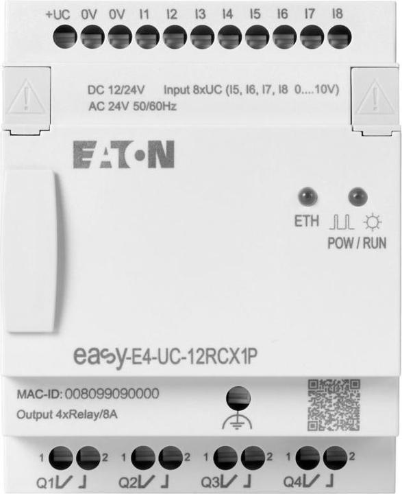 Actual product image Eaton EASY-E4-UC-12RCX1P 197505 Relay