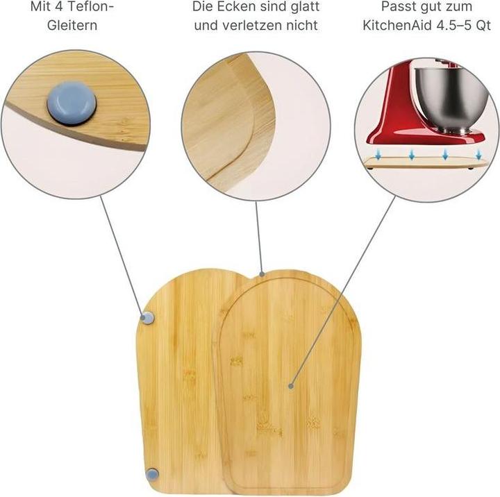 Actual product image Hermex Alternative gliding board for KitchenAid