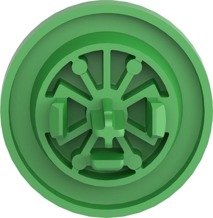 Produktbild Schneider Electric green plain cap for flush PUSHBUTTON