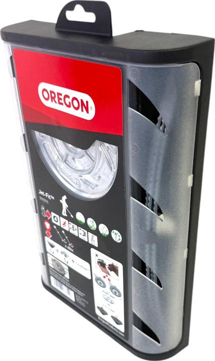 Immagine prodotto Oregon Testa di falciatura Jet Fit a 4 fili (Pioniere delle erbacce, Lenza per tagliabordi + rocchetto di lenza)
