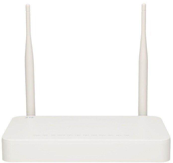 Actual product image ZTE ZXHN F670L | ONT | WLAN, 1x GPON, 4x RJ45 1000Mb/s, 1x RJ11, 1x USB