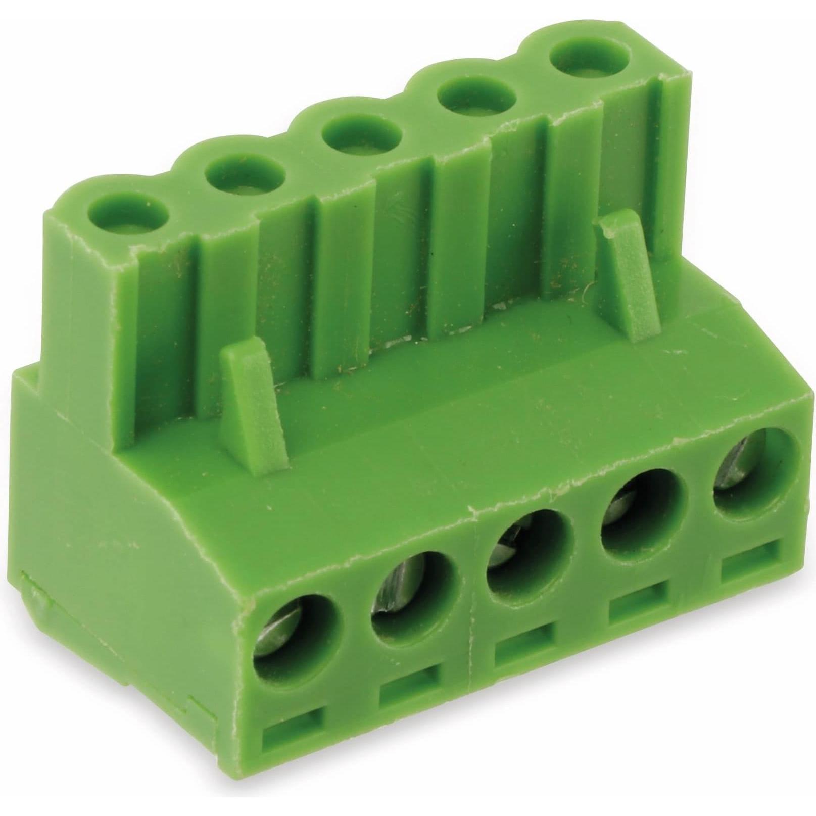 Eneroid Leiterplattenanschlussklemme, 5pol., RM5,08 mm, 10A, Elektronikkabel + Stecker
