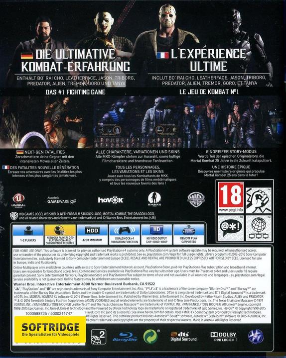 Produktbild WB Mortal Kombat XL (PS4, Multilingual)
