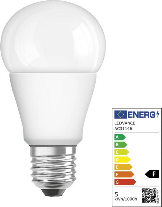 Produktbild Osram Led Star Classic A (E27, 5.50 W, 470 lm, 1 x, F)