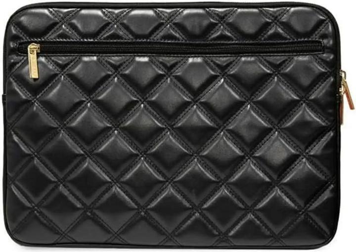 Actual product image Guess Sleeve GUCS16ZPSQSSGK 16" czarny/black Quilted 4G (16")