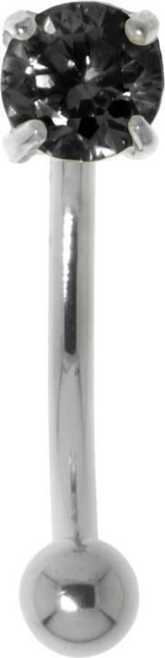 Immagine prodotto Bijouteria Piercing sopracciglio (Zirconia, Argento 925, Acciaio chirurgico 316L)
