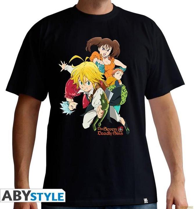 Produktbild ABYstyle THE SEVEN DEADLY SINS - Tshirt Groupe man SS black - basic (L)
