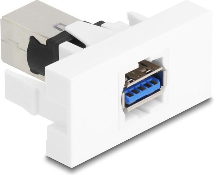 Produktbild Delock Easy 45 Modul USB 5 Gbps Typ-A Buchse zu USB 5 Gbps Typ-B Buchse weiss (USB 3.2 Gen 1)