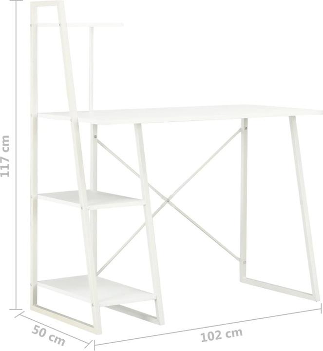 Actual product image vidaXL Schreibtisch (50 x 102 x 117 cm)