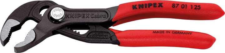 Immagine prodotto Knipex Cobra Pinza regolabile di nuova generazione per tubi e dadi 87 01 125 (125 mm)