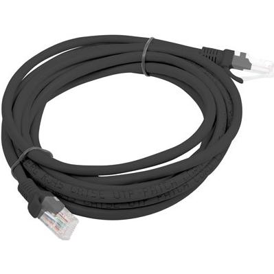 Thumbnail - Lanberg PCU5-10CC-0300-BK Netzwerkkabel 3 m Cat5e U/UTP (UTP) Schwarz (U/UTP, CAT5e, 3 m), Netzwerkkabel