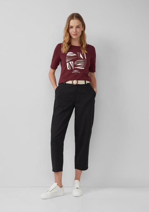 Produktbild S.Oliver T-Shirt Jersey-T-Shirt im Slim Fit mit Frontprint (40)