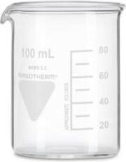 RS PRO Borosilicate glass measuring jug with scale, Ø 60mm / 150ml