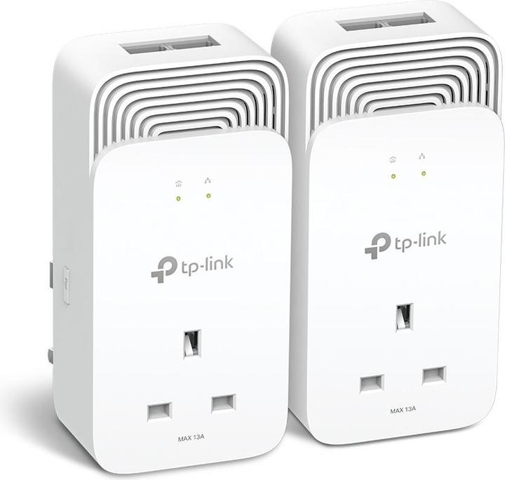 Produktbild TP-Link PG2400P KIT V1 - Powerline adapter kit - GigE, G.hn - wall-pluggable (1428 Mbit/s)