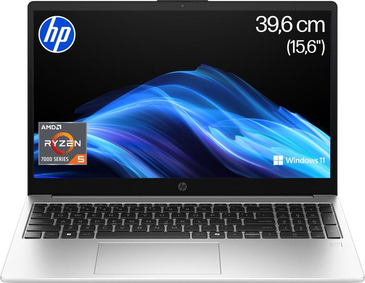 Actual product image HP 255R G10 (15.60", 512 GB, 16 GB, Swiss, AMD Ryzen 5 7535U)