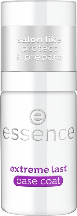 essence Cosmetics Extreme Last Base Coat Transparent Long-Lasting (01 Perfect Start, Base Coat)