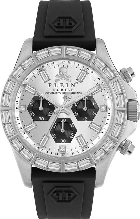 Produktbild Philipp Plein PWVAA0123 Street Couture Chronograph Herrenuhr 43mm 5ATM (Chronograph, 43 mm)
