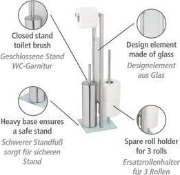 Produktbild Wenko Stand WC-Garnitur Rivalta matt