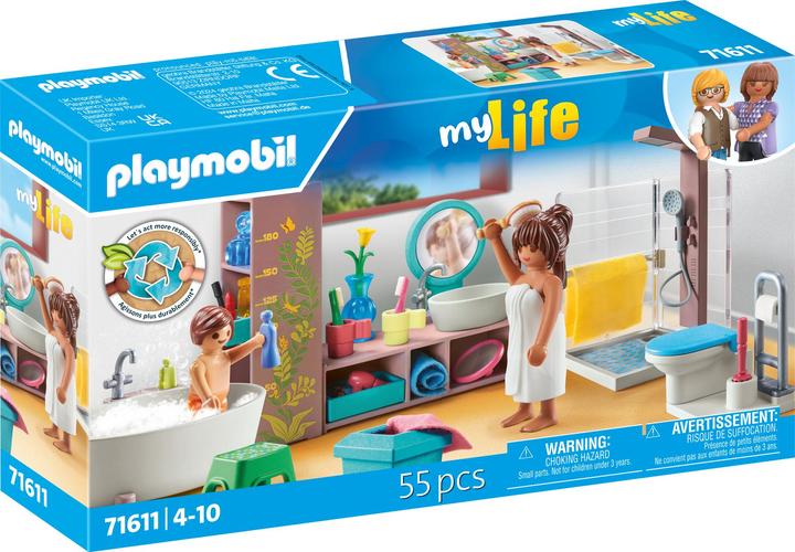 Actual product image Playmobil Bathroom (71611, Playmobil My Life)