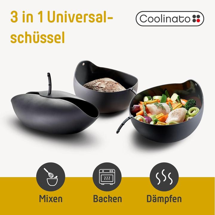 Produktbild Coolinato 2er-Set 3-in-1 Silikon-Backform (24 cm)