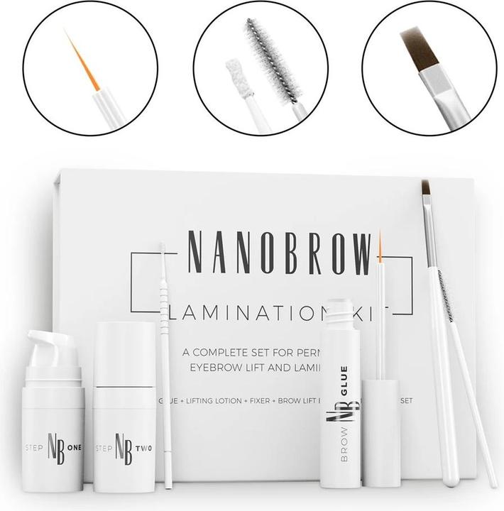 Produktbild Nanobrow Eyebrow Lifting Set Professional Eyebrow Lifting and Styling at Home