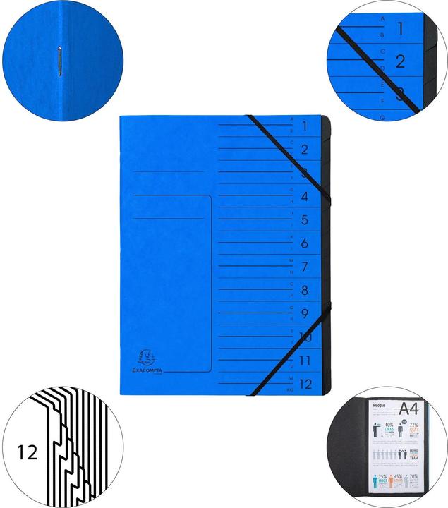 Actual product image Exacompta Stapled file folders (A4, 1 x)