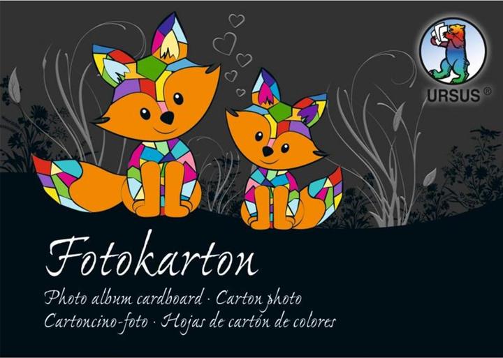 Image du produit Ursus Bloc de carton photo A6 11406499S 300g, 51 couleurs 60 feuilles (300 g/m², 1x)