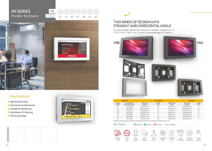 Produktbild DSS Monitorbox Landscape+Portrait, 43" Bildschirm