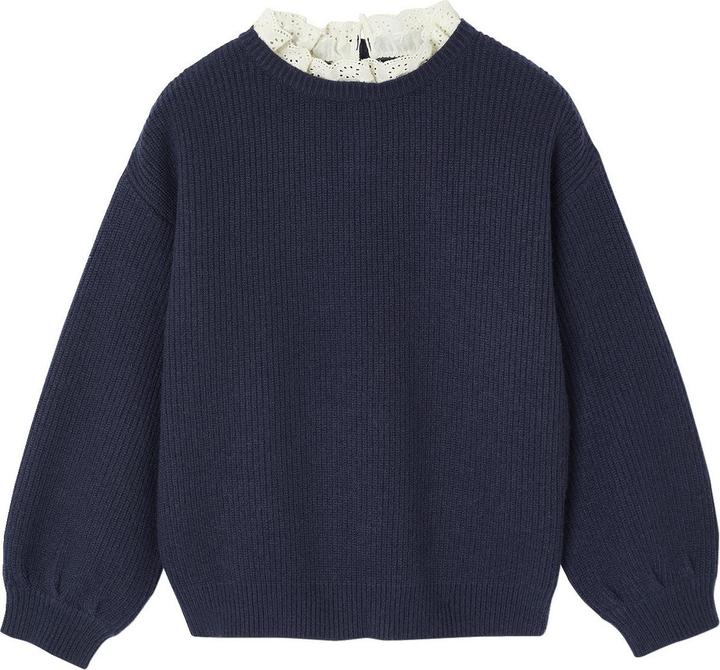 Immagine prodotto Vertbaudet Maglia da bambina con collo a balze, Capsule Collection MAMA, TOCHTER & BABY (128)