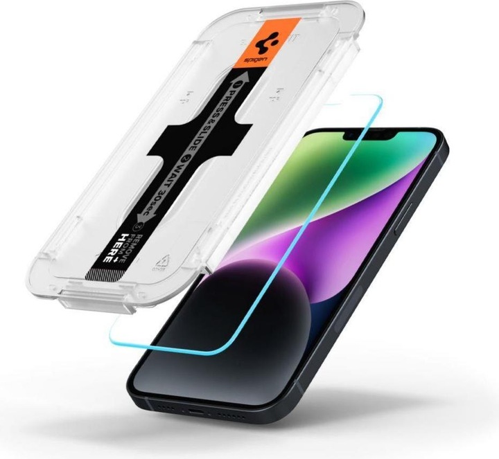 Produktbild Spigen Gehärtetes Glas GLAS.tR ez Passend für Apple iPhone 13 (1 Stück, Apple iPhone 14, Apple iPhone 13, Apple iPhone 16e, Apple iPhone 13 Pro)
