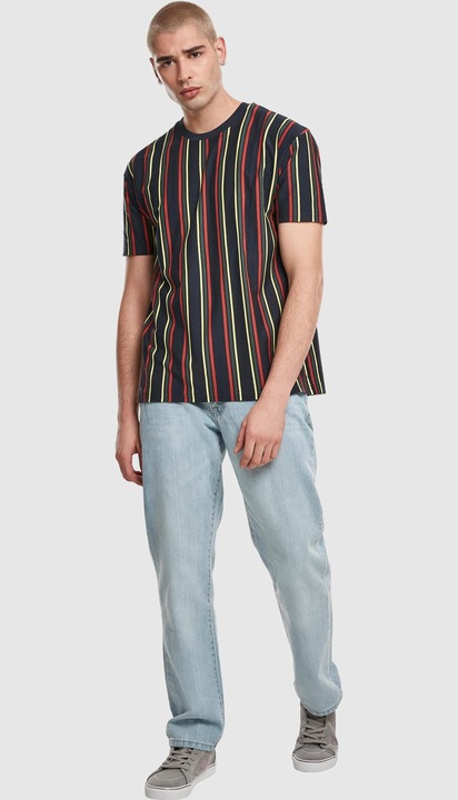 Produktbild Urban Classics Printed Oversized Retro Stripe Tee (3XL)