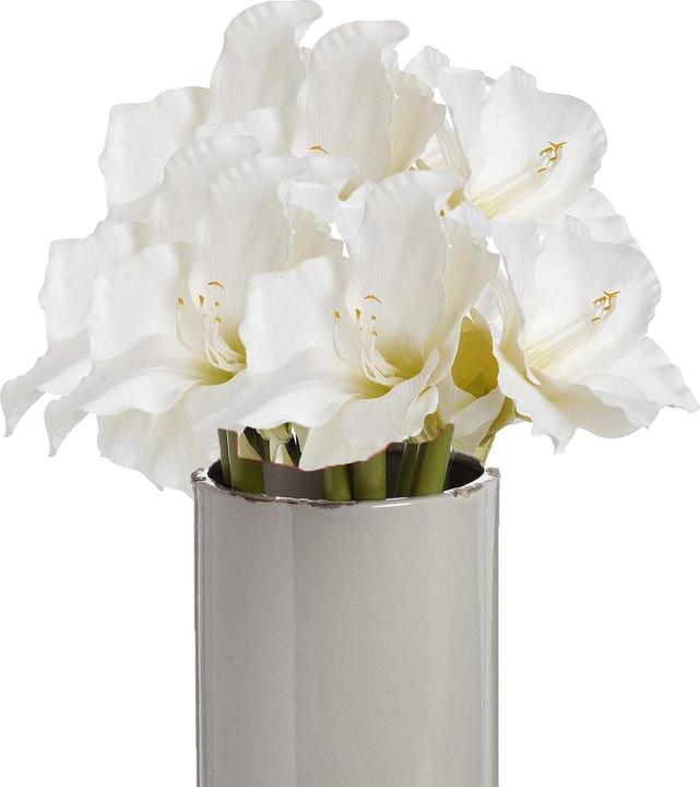 Actual product image Hill Interiors Single Artificial Amaryllis Flower Stem (81 cm)
