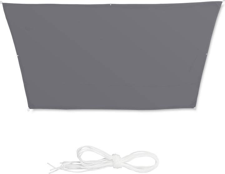 Relaxdays Tenda a vela trapezoidale (400 x 300 x 0,5 cm)