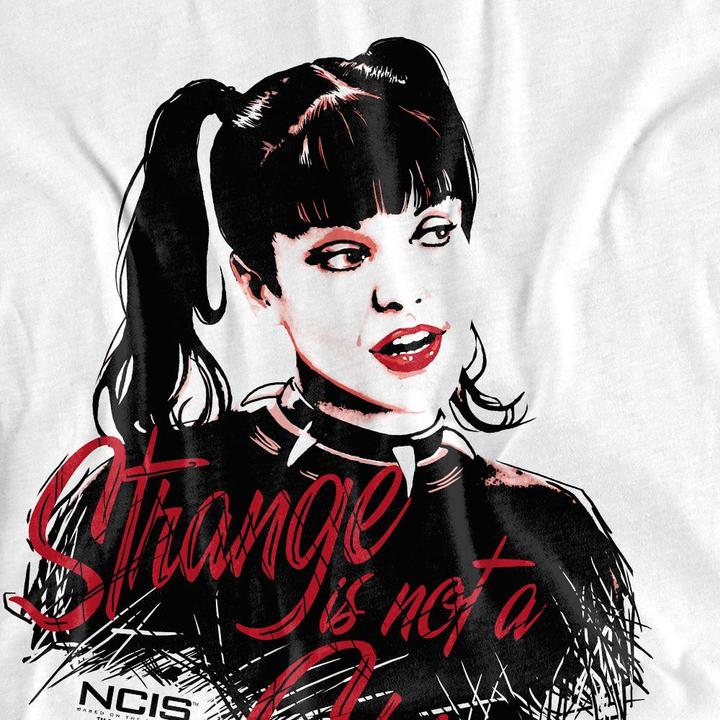 Actual product image Ncis Mens Strange Is Not A Crime T-Shirt (3XL)