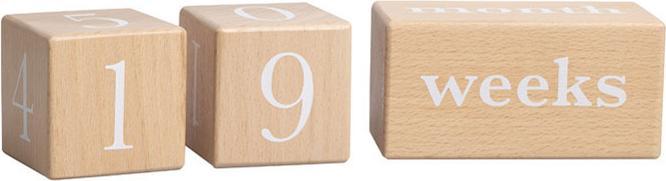 Produktbild Pearhead Altersklötzchen aus Holz