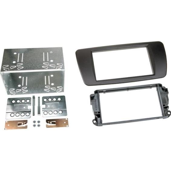 ACV, Installazione autoradio, 381328-06-2 Pannello radio Seat Ibiza (6J), nero nit (2 DIN)
