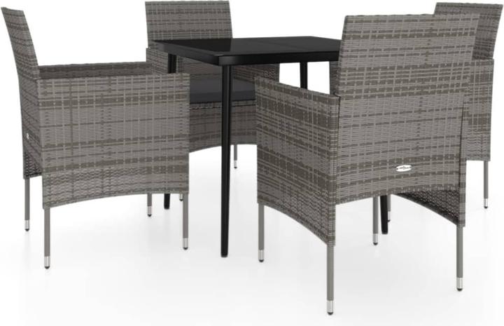 Produktbild vidaXL Garten Essgruppe (80 x 80 x 74 cm)