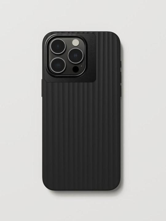 Produktbild Nudient Back Cover Bold Case iPhone 15 Pro Max Charcoal Black (Apple iPhone 15 Pro Max)