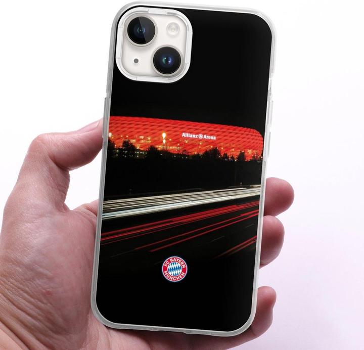 Produktbild DeinDesign Silikon Hülle für Apple iPhone 14 Handyhülle Case Smartphone Schutzhülle FC Bayern München FCB (Apple iPhone 14)