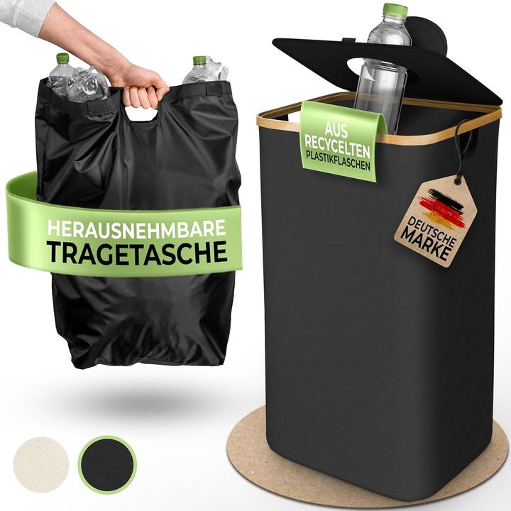 Produktbild Glückstoff Flaschen Sammelbehälter mit Tragetasche (30 l)