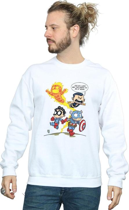 Immagine prodotto Avengers Invaders Cartoon Felpa Uomo (S)