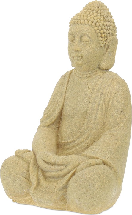 Actual product image Relaxdays Buddha Figurine Ceramic 50 cm
