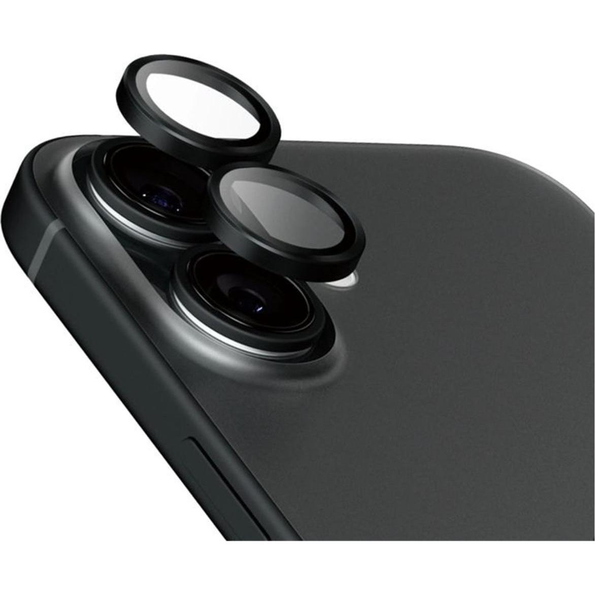 PanzerGlass Hoops Camera Lens Protector (1 Stück, Apple iPhone 16 Plus, Apple iPhone 16), Smartphone Schutzfolie, Transp...